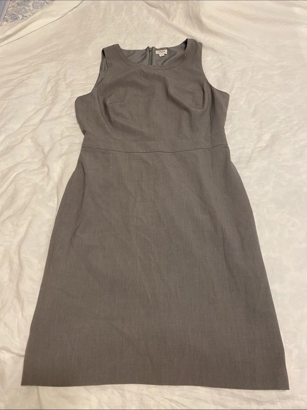J.CREW Classic Gray Sleeveless Sheath Dress size 10